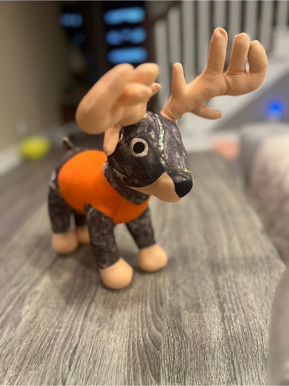 Plush Deer Toy with Orange Vest by Mossy Oak NEW with tags